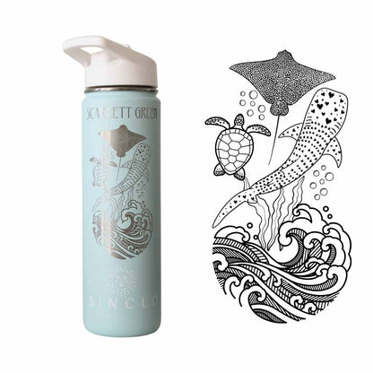 Bottle Tattoo Sleeve Engraving Add-On