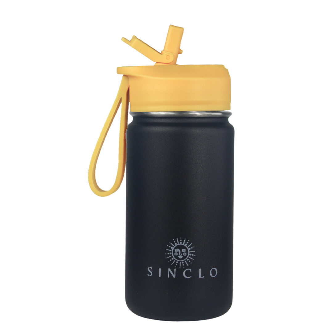 The Babi 400ml Water Bottle (Black)