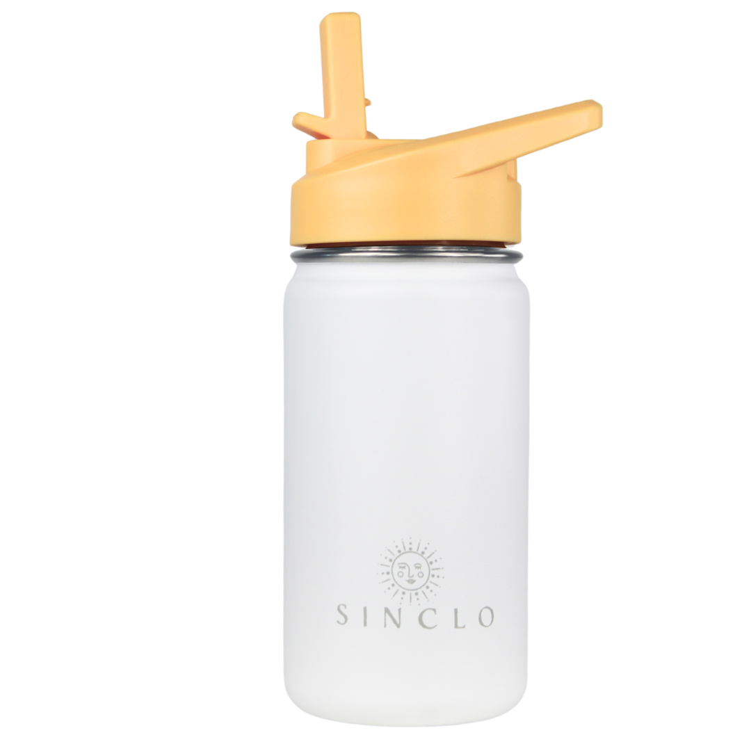 The Babi 400ml Water Bottle (White)